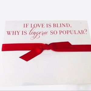 NWT Funny Notecards Gift Girlfriend Stationery Lingerie Love is Blind